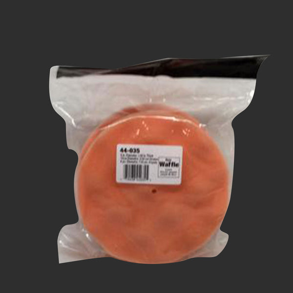 SMA-44-035 6" ORANGE WAFFLE COMPOUND PAD, PKG/2