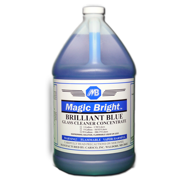 MB-7501 "BRILLIANT BLUE" Glass Cleaner Concentrate