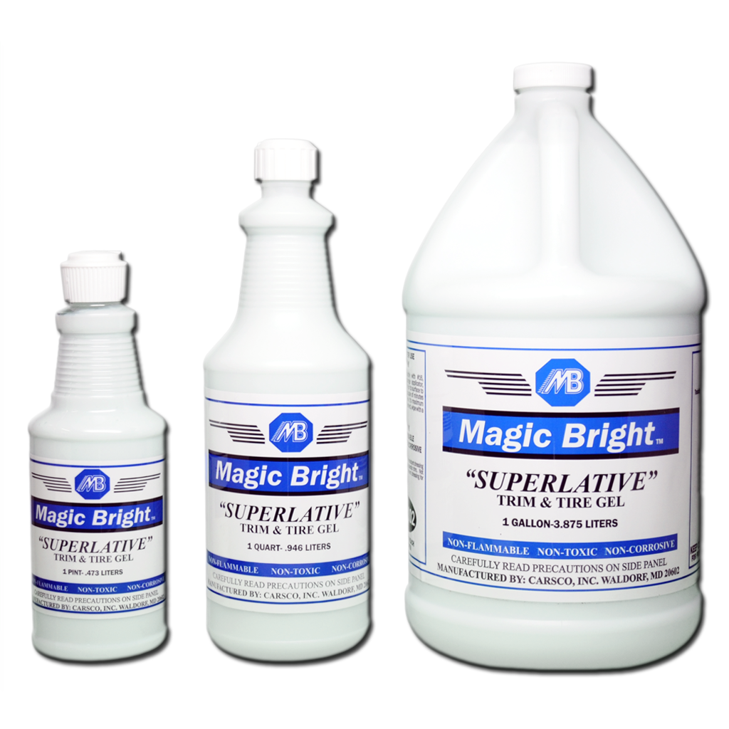 Magic Bright "SUPERLATIVE" Trim & Tire Gel