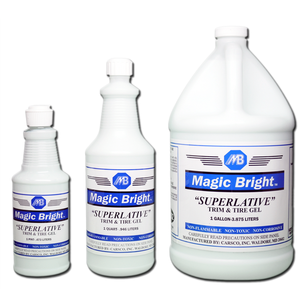 Magic Bright "SUPERLATIVE" Trim & Tire Gel