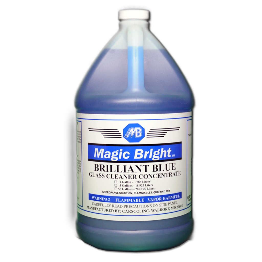 MB-7501 "BRILLIANT BLUE" Glass Cleaner Concentrate